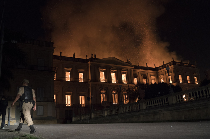 More than 200 years old Brazilian museum destroyed by fire - news, Fire, Brazil, Museum