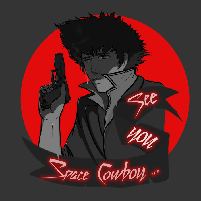 Cowboy Bebop Anime Art, , Cowboy Bebop, Spike Spiegel