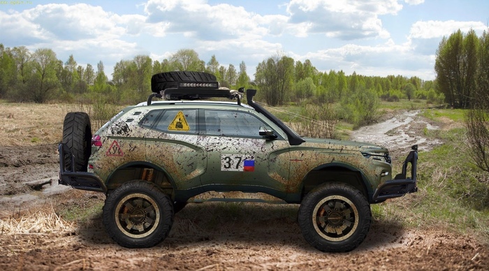 New Niva 4x4 in war paint - Niva, Niva 4x4, Off road, Dirt, Auto, Jeepers