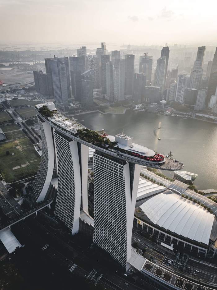 Singapore, Marina Bay Sands Hotel - My, Singapore, Asia, Drone, Quadcopter, Hotel, Travels