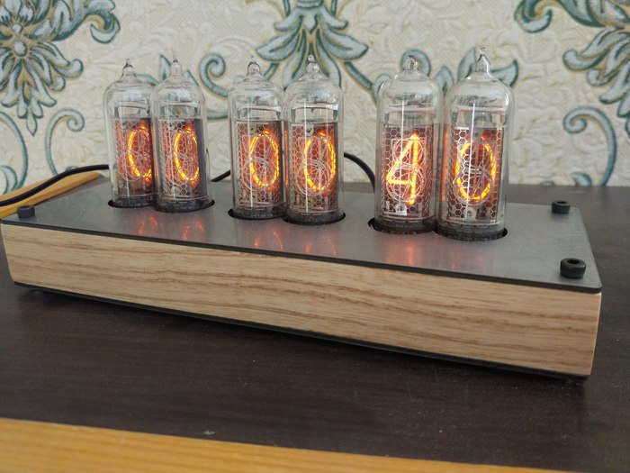 Часы Nixie clock: обновлённая версия на 6 лампах ИН-14 Ламповые часы, Я сделяль, Nixie clock, Лампа, Diy Or Die, Своими руками, Длиннопост