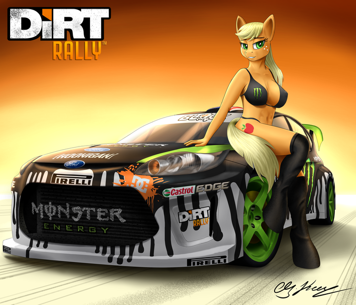  My Little Pony, Applejack, , Ford Fiesta RS Rally, Dirt, Mster232, MLP Edge