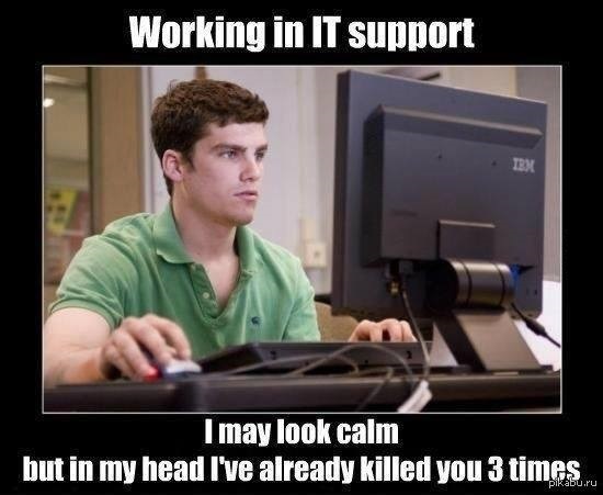 Angry complaints about tech support. - My, Technical support, , Support service, 
