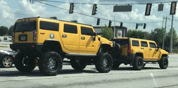 Father and son - Car, Hummer, Who has more