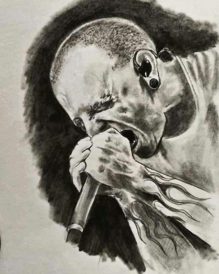  LP Linkin Park, Pencildraw, , ,  