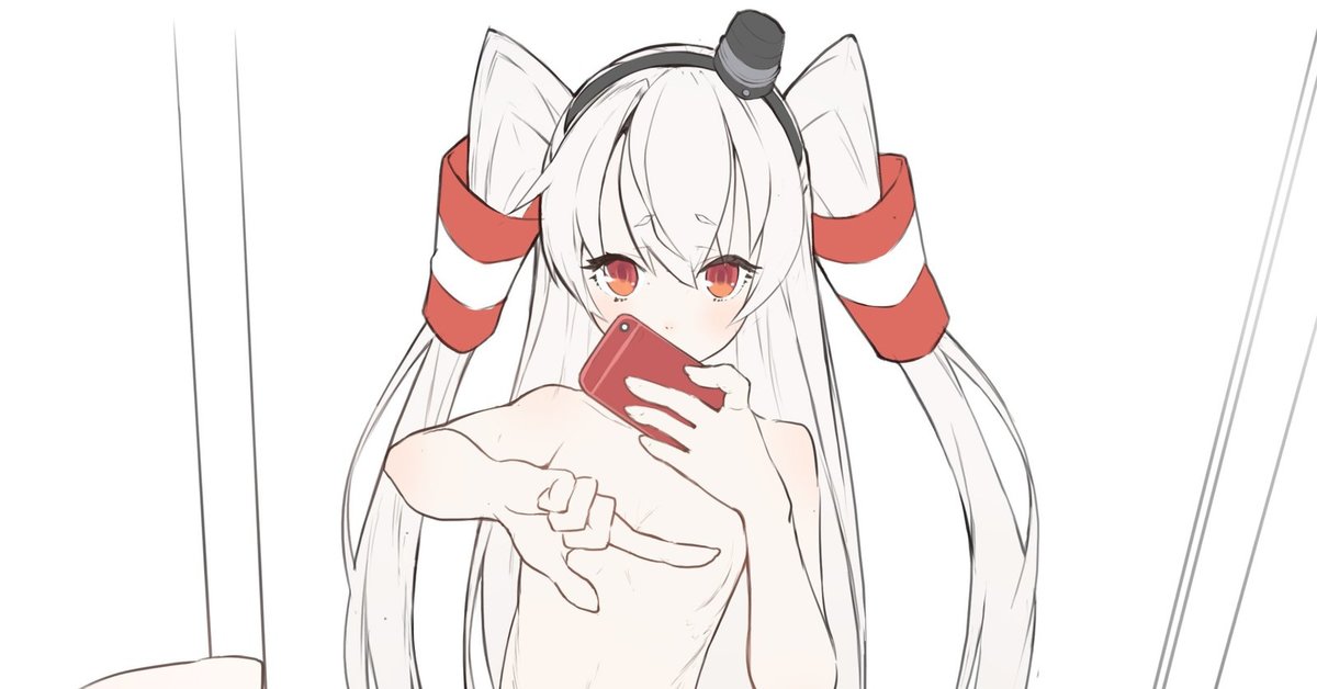 One finger challenge, Kantai Collection, Amatsukaze, One Finger Selfie Chal...