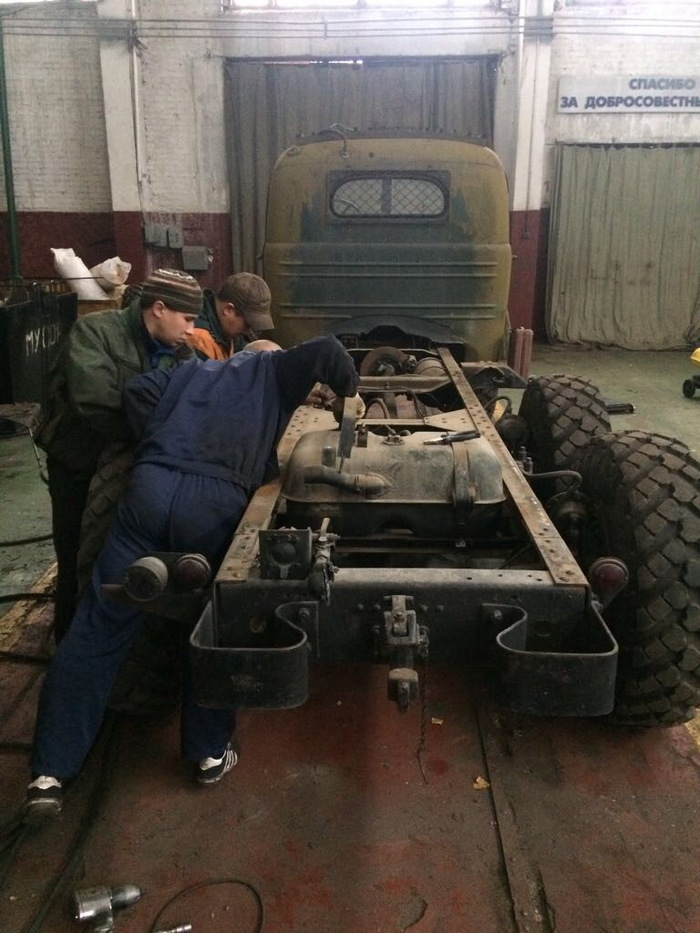 Реставрация ЗИЛ-157 грузовик