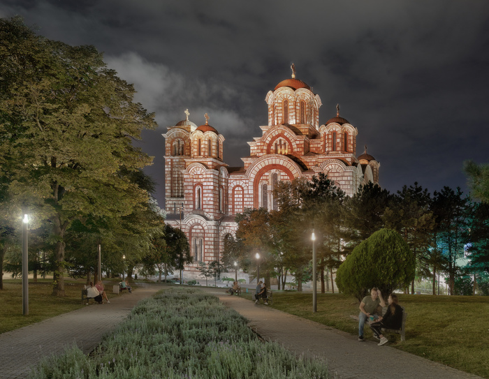 Life goes on. Dating in the background of history - My, Love, Serbia, Date, Evening, Temple