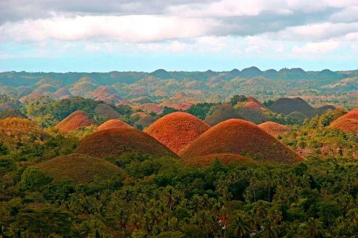 Шоколадные холмы, Филиппины. Филиппины, Шоколадные холмы, Природа, Длиннопост