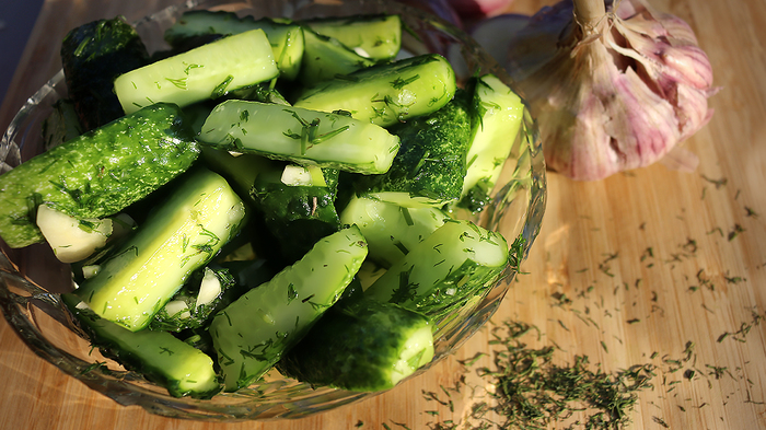 Salted cucumbers in 30 minutes! Very simple recipe! - My, Food, Recipe, Cucumbers, Lightly salted cucumbers, Longpost, Video