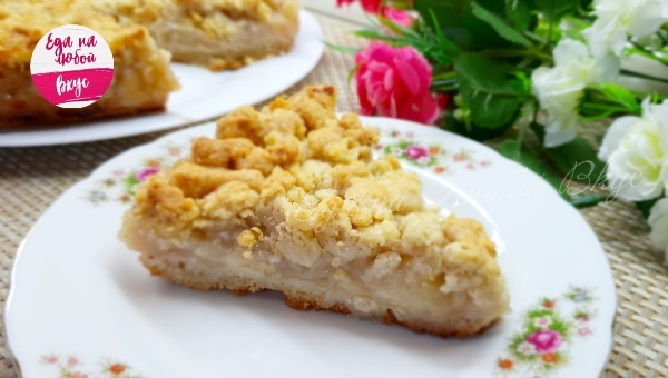 Polish charlotte - My, Charlotte, Pie, Apples, Apple pie, Bakery products, Food, Recipe, Yummy, Video