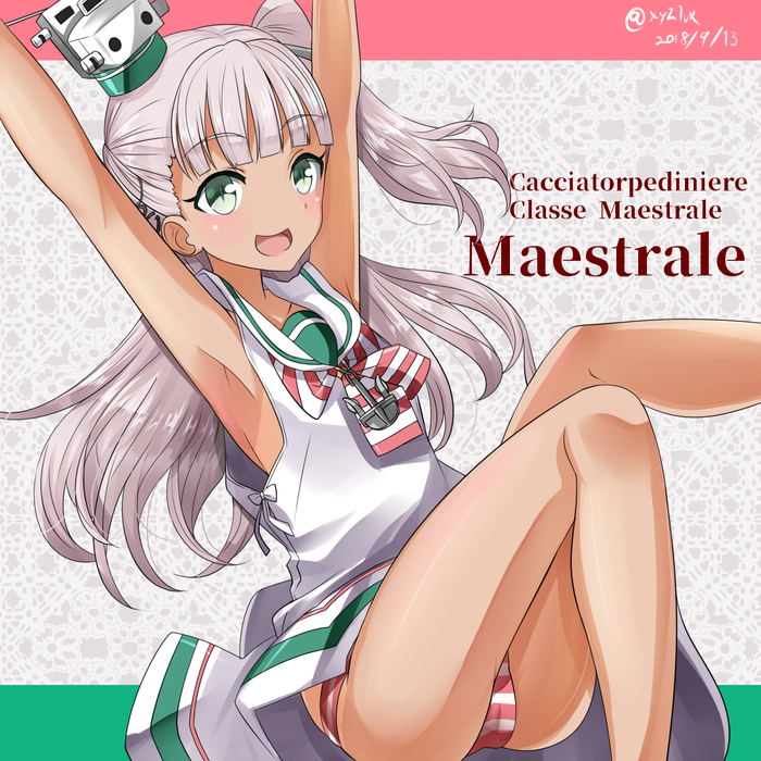 Nelson and Maestrale Kantai Collection, Nelson, Maestrale, , Anime Art, 