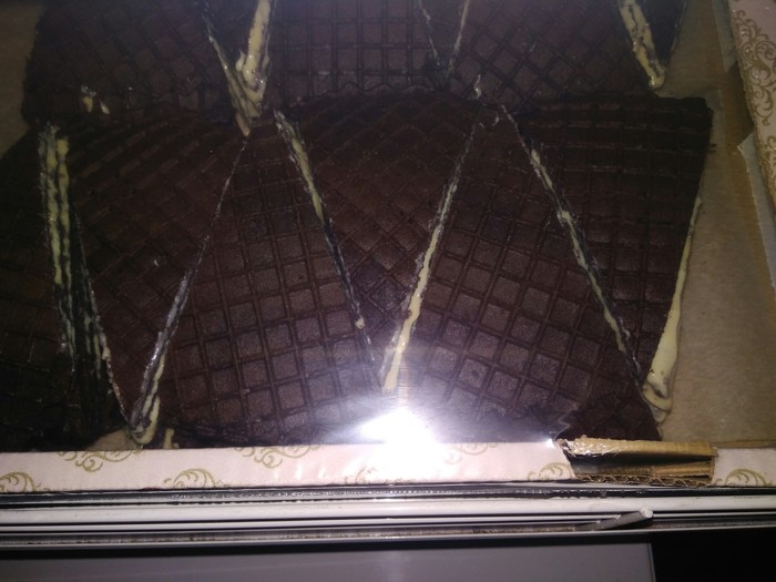 Вафли с кремом на экспорт)