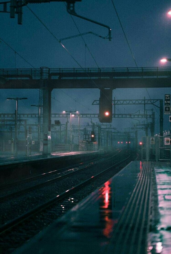 Expectation. - Interesting, beauty, The photo, Aesthetics, Stop, A train, Path, Sadness