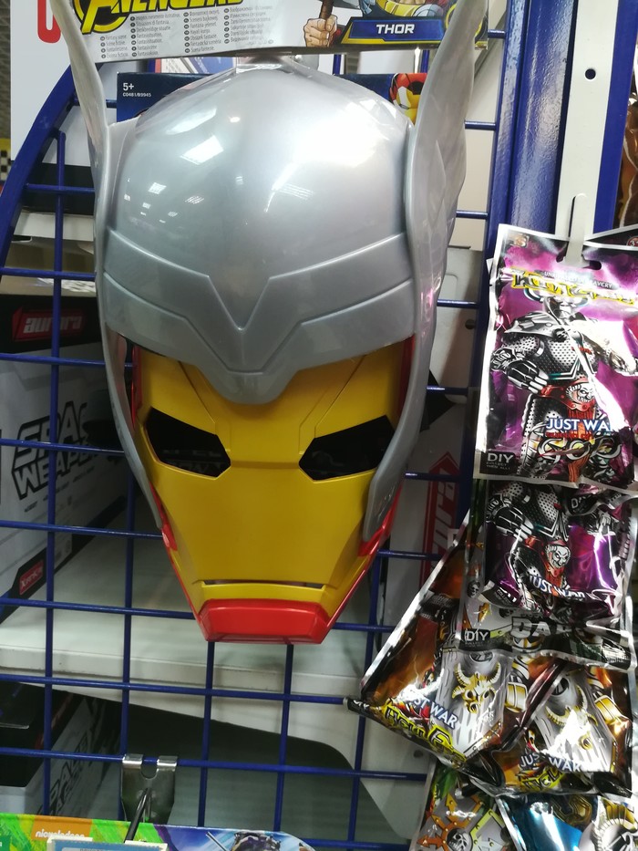 Iron Torovek - My, Thor, iron Man, Mask, Toys