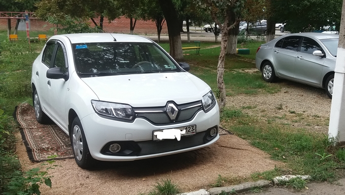 When you really love your car... - Car, Carpet, Krasnodar, Expensive-Rich, Parking