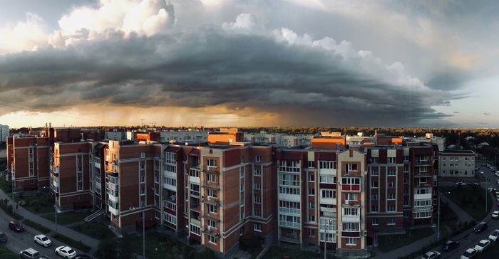 coming rain - My, The photo, Clouds, Rain