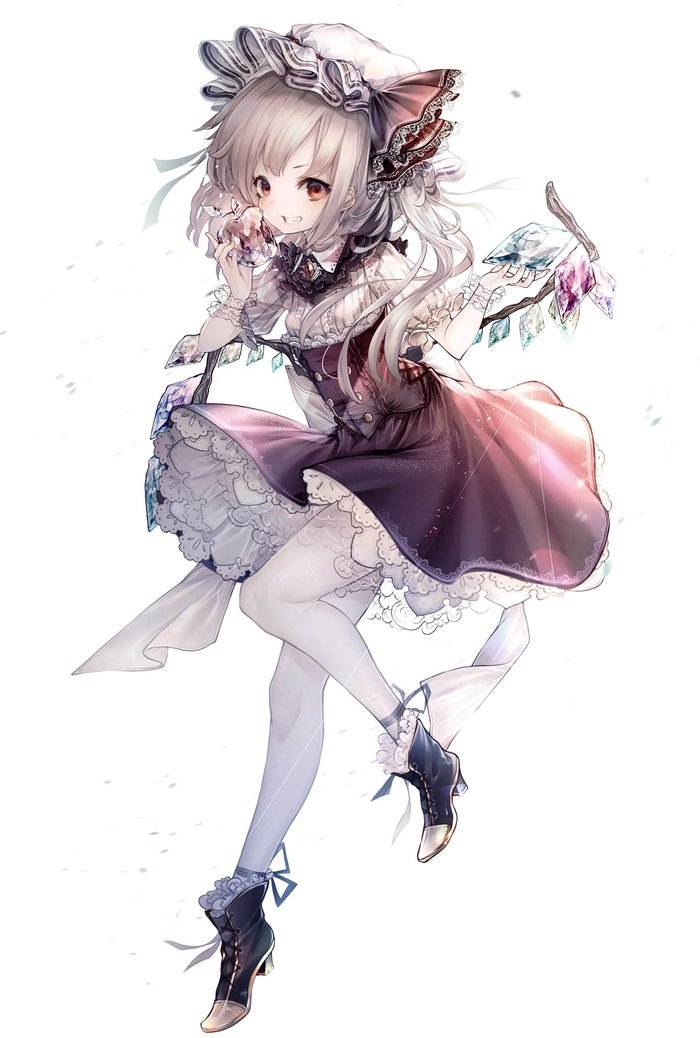Flandre , Anime Art, Touhou, Flandre Scarlet, Hito komoru