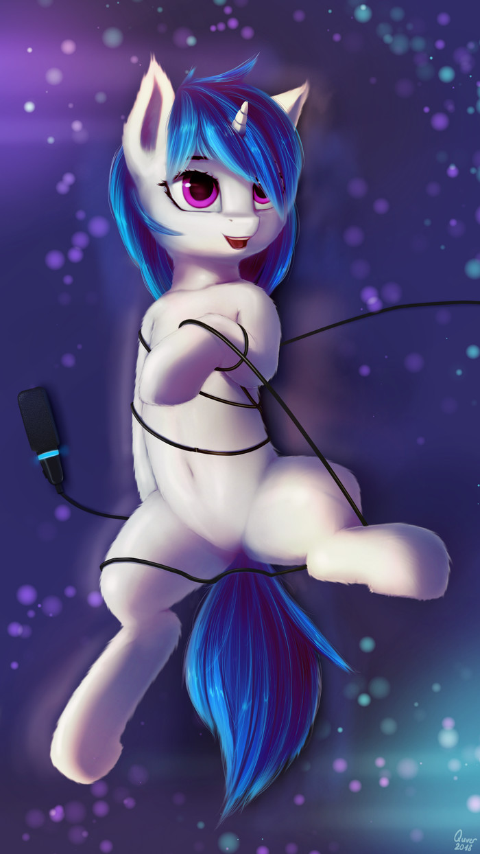 Vinyl tangled - My little pony, Vinyl scratch, MLP Edge