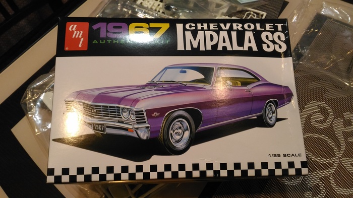 Our hands are not for boredom, part 3. Impala SS 1967 and a poll for the future (in the comments). - My, Longpost, Modeling, Atm, Scale model, Chevrolet impala, Prefabricated model