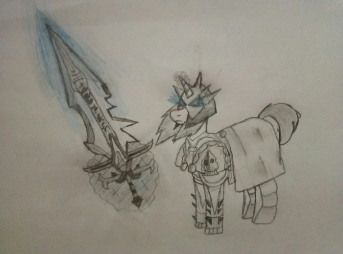 Ponification of the Lich King - My, My little pony, World of warcraft, Crossover, MLP Learning, PonyArt, Ponification, Arthas Menethil