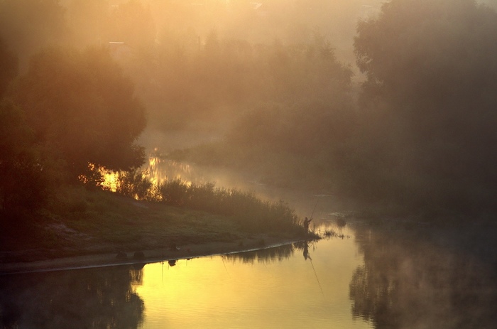 What an early... - Landscape, , View, Morning, Fishermen, beauty, Nature, Feel