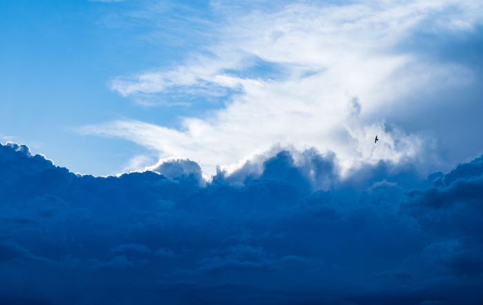 Endless sky sea - My, Sky, The photo, Martin, Clouds