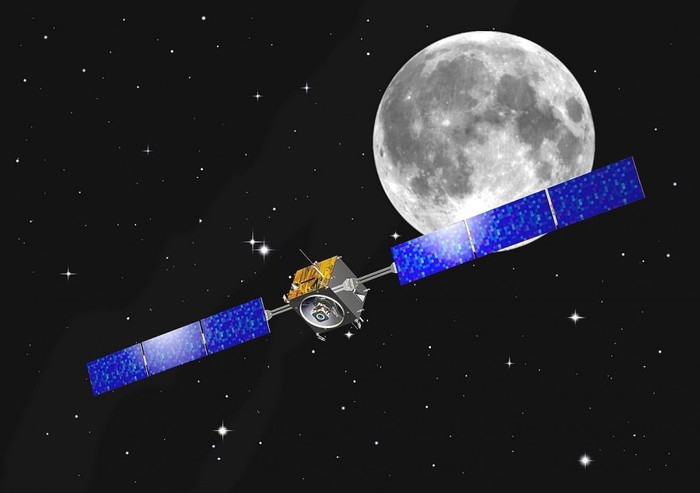 LRO photographed the crater from the SMART-1 apparatus - Lro, The photo, Crater, , Apparatus, Place, The fall, Longpost