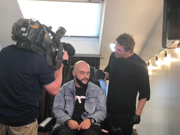 Shooting a reportage for the channel Russia 1 Morning. Our heroes told reporters about hair trichopigmentation. - My, Trichopigmentation, Baldness, Hair Transplant, , news, Longpost