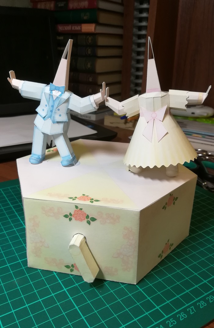 Áóìàæíîå ìîäåëèðîâàíèå: äâèæóùàÿñÿ ìîäåëü "Òàíöóþùèå êóêëû" Papercraft, Êóêëà, Ìàëü÷èê, Äåâî÷êà, Òàíöû, Ãèôêà, Äëèííîïîñò