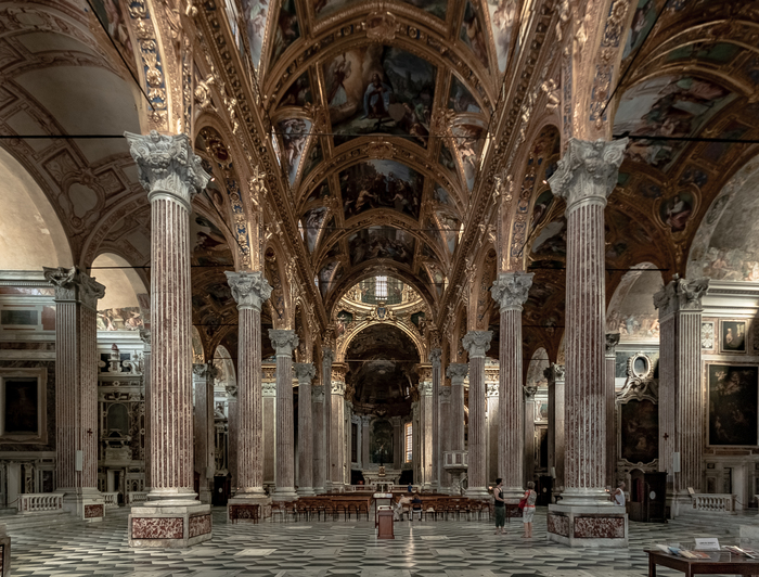 Basilica della Santissima Annunziata del Vastato - My, Italy, , Basilica, The cathedral, Genoa, , Longpost