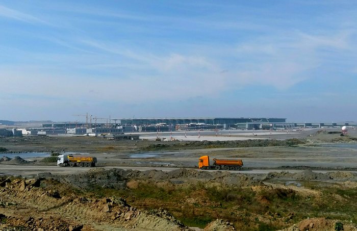 Construction of the third Istanbul Airport - Building, The airport, The photo, Istanbul, My