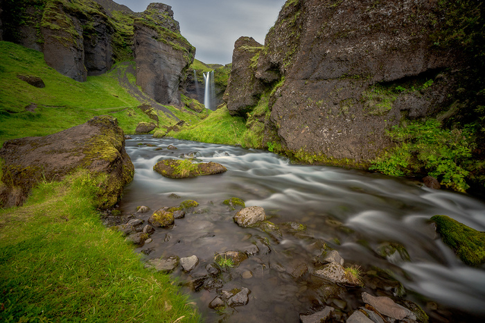 Iceland - Iceland, The photo, River, Waterfall