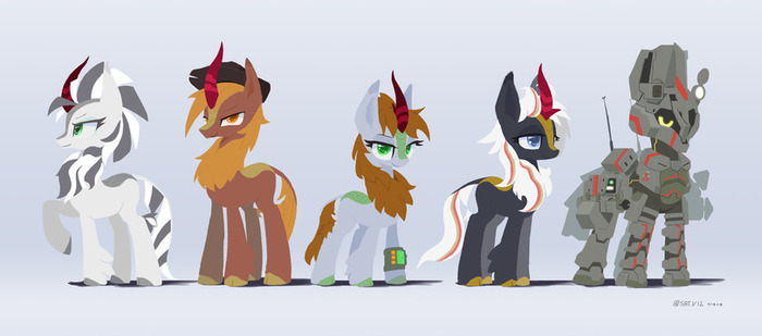 Cyrinification - My little pony, Fallout: Equestria, Original character, PonyArt, MLP Kirin, Ocyrination