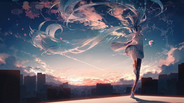 Anime art - Не аниме, Hatsune Miku, Аниме, Anime Art