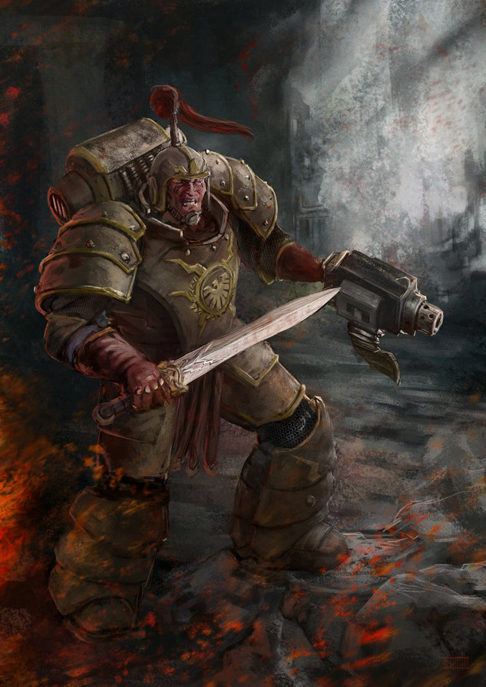 “Alas, they, the warriors who subdued the thunder and struck with lightning, burned brightly in glory, but quickly burned themselves” - chronicler Dolvar - , Warhammer 30k, Warhammer 40k, Wh Art