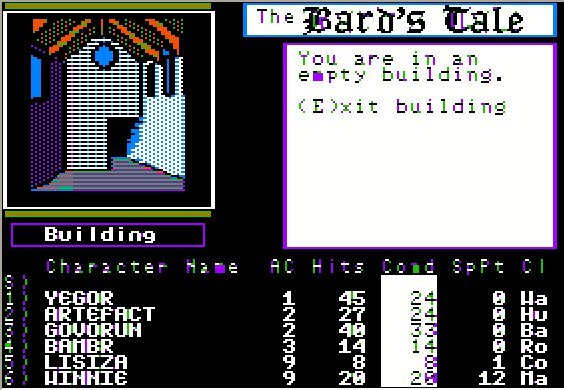 Tales of the Unknown: Volume I - The Bard's Tale. Part 1. - 1985, Computer games, Retro Games, Passing, The Bards Tale, Interplay, Apple II, Video, Longpost