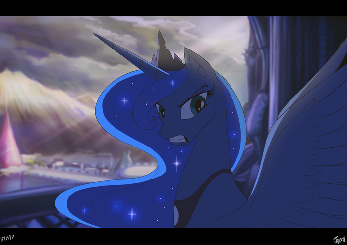 What is going on out there? My Little Pony, Princess Luna, Ponyart, Jowybean