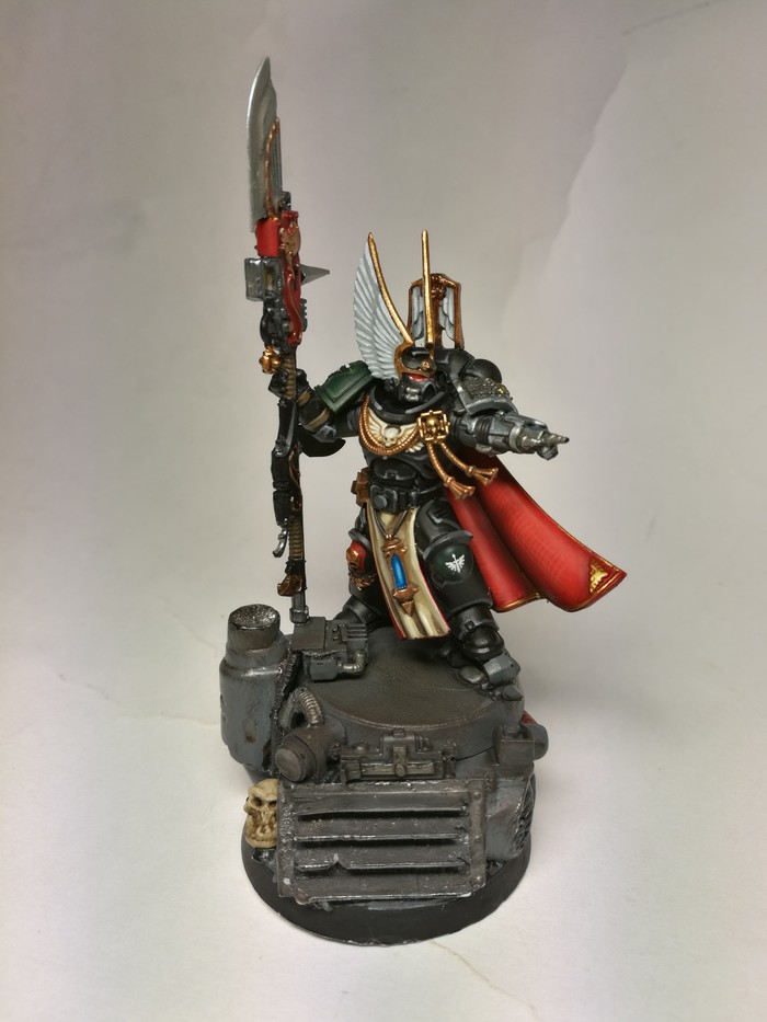 Deathwatch primaris captain - Моё, Warhammer 40k, Wh miniatures, Imperium, Deathwatch, Хобби, Миниатюра, Длиннопост