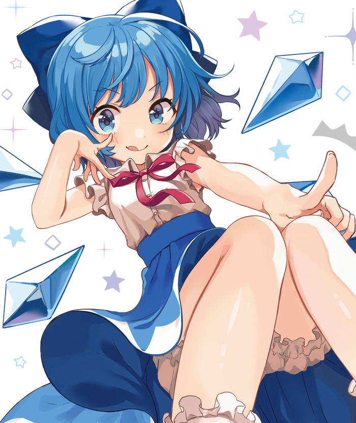 Cirno Touhou, Anime Art, ,  , Cirno, Shigure ui