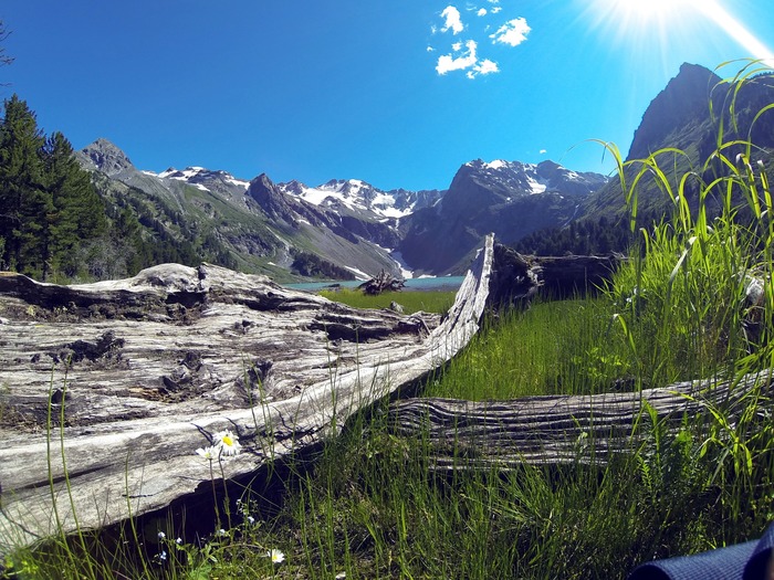 Upper Multinskoye Lake, Republic of Altai - My, Multina Lakes, Mountain Altai, Altai Republic