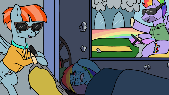  . My Little Pony, Rainbow Dash, Bow Hothoof, Windy Whistles
