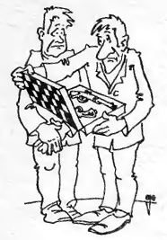 Duel - Chess, Caricature, Joke