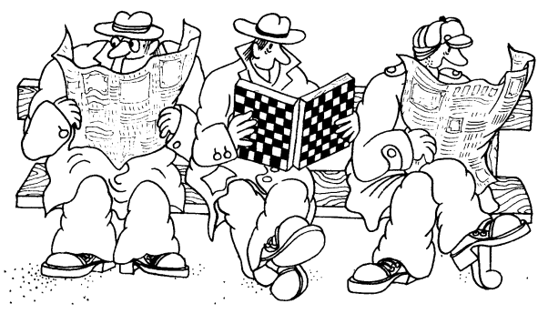 Duel - Chess, Caricature, Joke