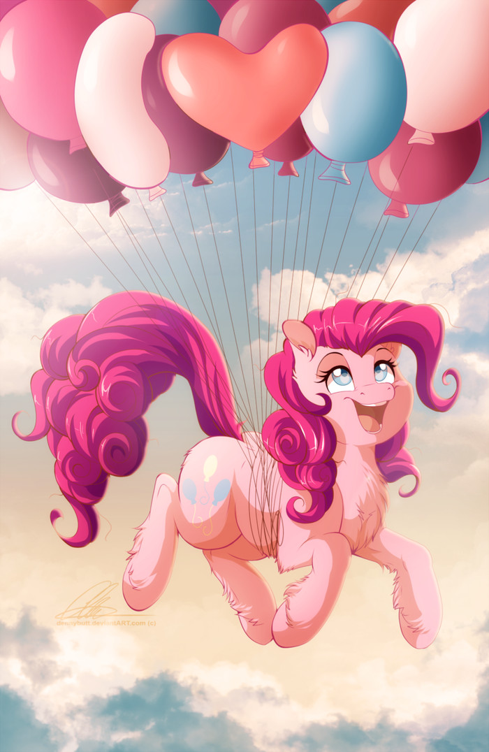 Pie in the Sky My Little Pony, Pinkie Pie, Ponyart, Dvixie