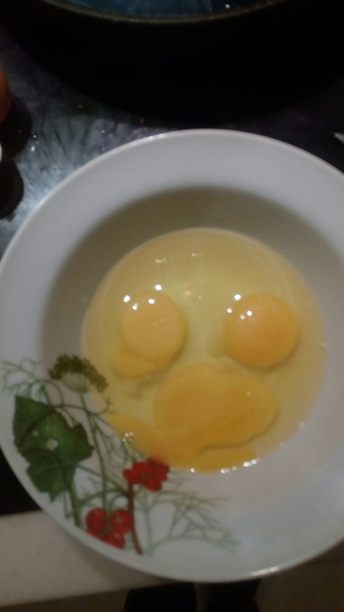 I decided to fry the eggs - My, Eggs, Face