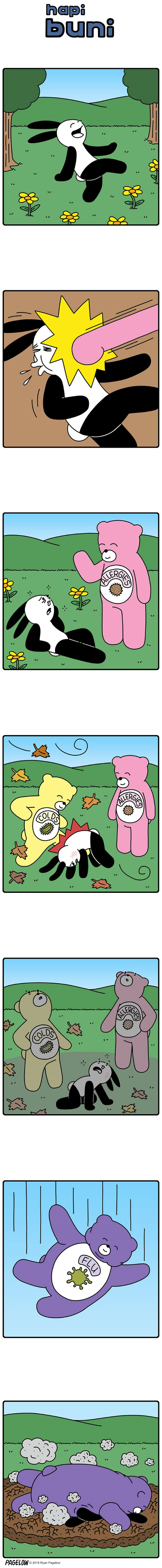 Hello, autumn - Autumn, Buni, Comics, Longpost