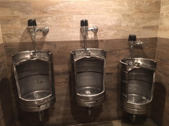 Creative toilet design for an establishment - Design, Repair, Toilet, Urinal, Creative, Kegs