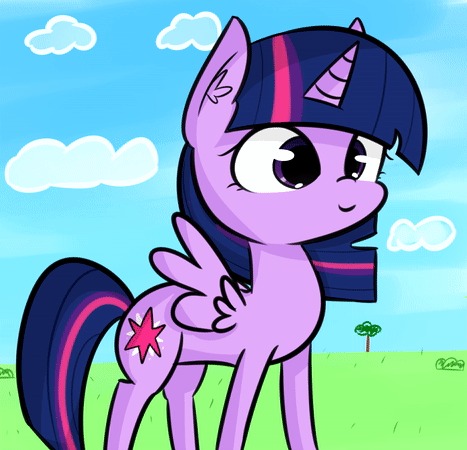 Твинкл Спринкл делает мырг-мырг My Little Pony, Twilight Sparkle, Гифка
