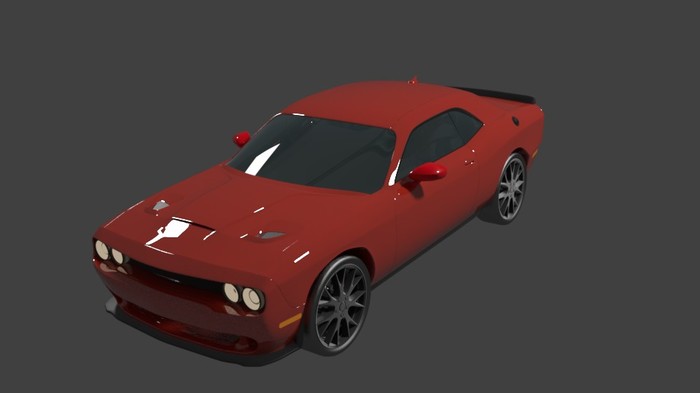 3d model Dodge Challenger